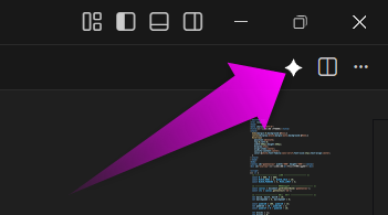 Geminiのアイコンをクリック